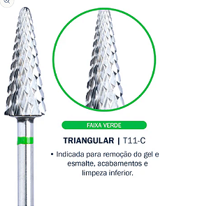 TRIANGULAR TUNSTENIO - Faixa Verde BLUWE