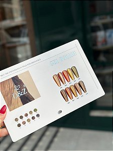 KIT ESMALTE OLHO DE GATO MAGNETICO MARROM POLISH 12ML