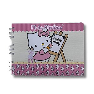 Livro De Colorir Bobbie Goods -Hello kitty-Capa Dura até 50 Páginas 120g