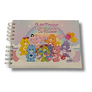 Livro De Colorir Bobbie Goods -Ursinhos Carinhosos-Capa Dura até 50 Páginas 120g
