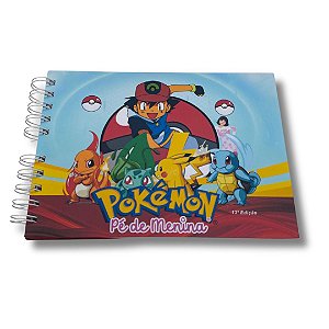 Livro De Colorir Bobbie Goods -Pokémon-Capa Dura até 50 Páginas 120g