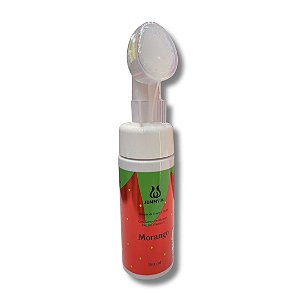 Mousse de Limpeza Facial Infantil de Morango – Cuide da Pele do Seu Filho com Delicadeza e Carinho!sse de Limpeza
