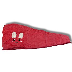 Toalha Aveludada Infantil para Secar Cabelo – Toque Suave e Conforto para os Fios Delicados!