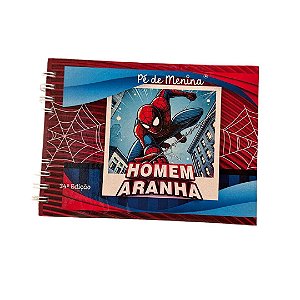 Livro De Colorir Bobbie Goods-Homem Aranha-Capa Dura até 50 Páginas 120g
