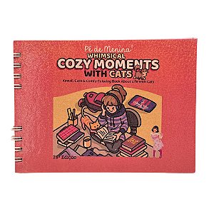Livro De Colorir Bobbie Goods-Cozy Moments-Capa Dura até 50 Páginas 120g