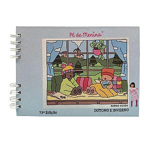Livro De Colorir Bobbie Goods -Outono e Inverno - Capa Dura até 50 Páginas 120g