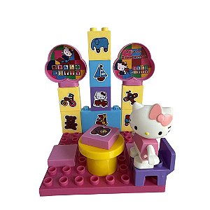 Hello Kitty Loja de Brinquedos Blocos de Montar 17 Peças