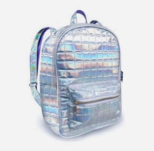 Mochila Holográfica com design Estiloso , Moderno e Prático
