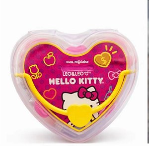 Massinha de Modelar Hello Kitty que Vira Cofrinho Infantil com Acessórios