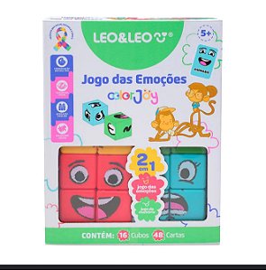 Jogo das Emoções Infantil 2 em 1 ColorJoy | Desenvolvimento Emocional e Memória para Crianças +5 Anos