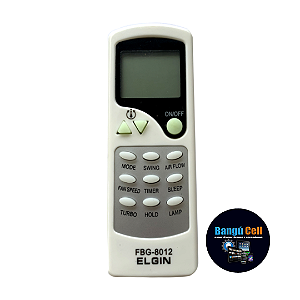 8012 CONTROLE AR CONDICIONADO COMPATÍVEL C/ ELGIN