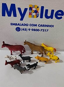 Mini Animais 10 Peças Brinquedo Infantil Insetos Repteis Marinhos Aquaticos Realistas Colecionaveis