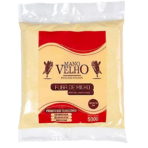Fubá De Milho Não Transgênico 500g - Mano Velho