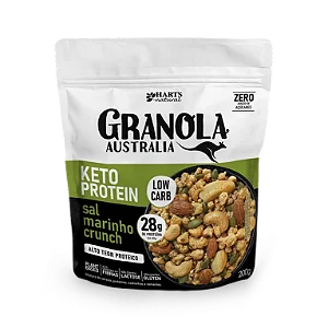 Granola Low Carb Keto Sal Marinho S/ Açúcar Pouch 200g - Harts Natural