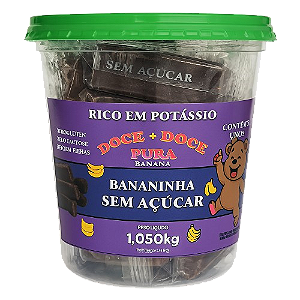 Bananinha Sem Açúcar Pote C/ 35 unidades 1,050Kg - Yes Banana