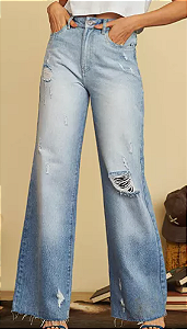 Calça Feminina TXC - Wide Leg Denin