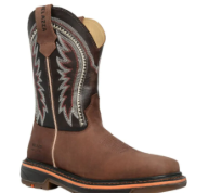 Bota Texana Helazza Masculina Café Work