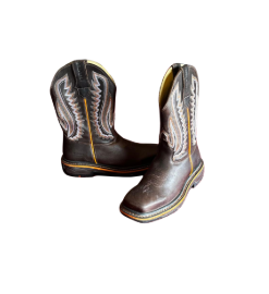 Bota Texana Helazza Masculina Work Café