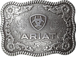 Fivela Ariat Quadrada Prata