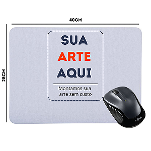 Mouse Pad Retangular Gamer - Personalizado
