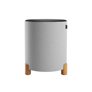 Puff Requinte - Linho Com Couro