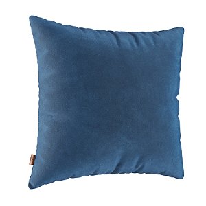 Capa Almofada Veludo Lisa - Azul