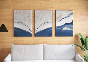 Kit 3 Telas Decorativas com Moldura - 001