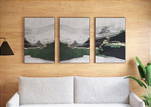 Kit 3 Telas Decorativas com Moldura - 002