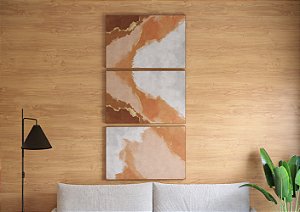 Kit 3 Telas Decorativas com Moldura - 003