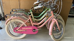 Bicicleta Bike Infantil Clássica Aro 16 Em Aço Carbono