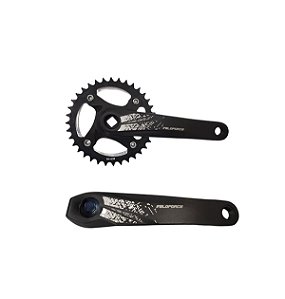 PEDIVELA SINGLE Veloforce 36T ALUMINIO 12V 175MM