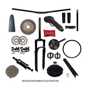 Bicicleta Aro 29 ( Kit Sem Quadro )