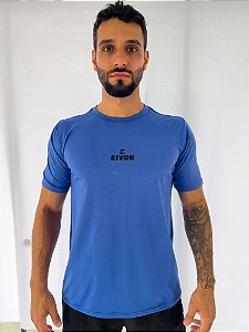 Camiseta Performance EIVOR – Azul Impacto | Proteção UV50
