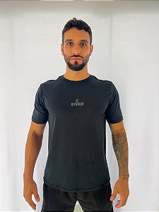 Camiseta Performance EIVOR – Preto Discreto | Proteção UV50