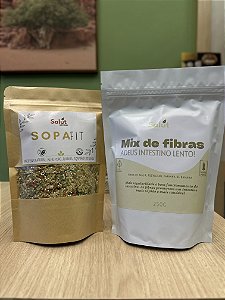 Combo intestino: Sopa  fit  + Mix de fibras