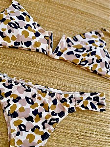 Calcinha Liz Onça- Calcinha com lateral Drapeado