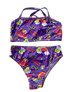 BIQUINI INFANTIL- Purple