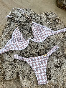 Calcinha Frufru Fio duplo Paris (CORTININHA NÃO INCLUSO)