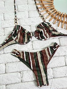 Calcinha Asa Delta Fio Duplo Trancoso com Argola (BUSTO NÃO INCLUSO)