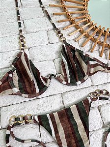 Top Aro Trancoso com Argolas (CALCINHA NÃO INCLUSO)