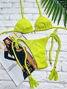 Calcinha Aruba Citrus Fio Duplo Amarra Fina (BUSTO NÃO INCLUSO)