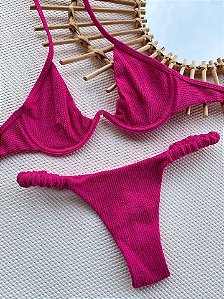 Top Aro Aruba Cereja (CALCINHA NÃO INCLUSO)