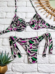 Calcinha Fio Duplo Luanda Amarra Larga (CORTININHA NÃO INCLUSO)