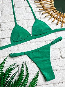 Calcinha Fio Regulagem Miami Verde (CORTININHA NÃO INCLUSO)