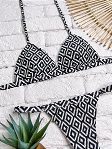 TOP FIXO Veneza com Bojo Removível (CALCINHA NÃO INCLUSO)