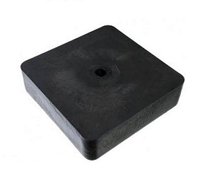 Calço Coxim Borracha quadrado Calço para ar condicionado