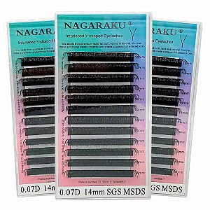 Cilios Nagaraku Volume Brasileiro Y 0.07D