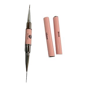 Pincel Fino Liner Duplo Traços e Decorações