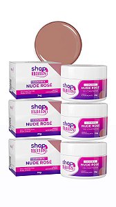 Kit 3 Géis Control Shopnails NUDE ROSÉ 24g