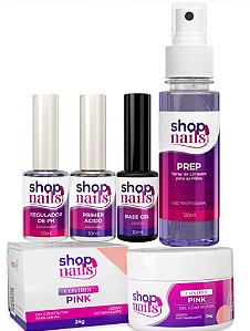 Kit Preparadores e Gel Control Pink